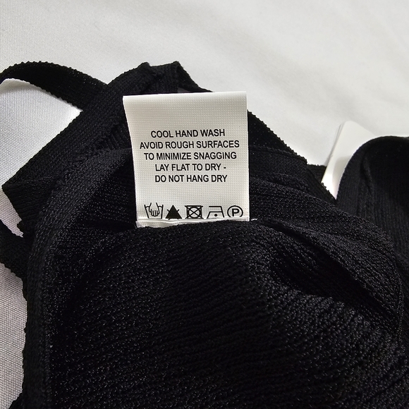 NWT Monday Swimwear Florence Top in Black - Size M - Picture 10 of 10